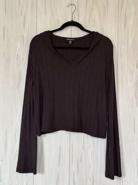 Athleta Harmony Pose Hoodie in Brown, Size S